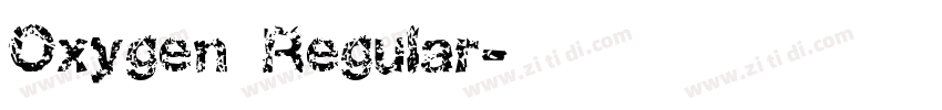 Oxygen Regular字体转换